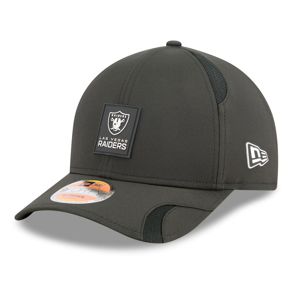 Las Vegas Raiders New Era Youth 2025 Sideline 9FORTY Adjustable Hat - Black - NFL