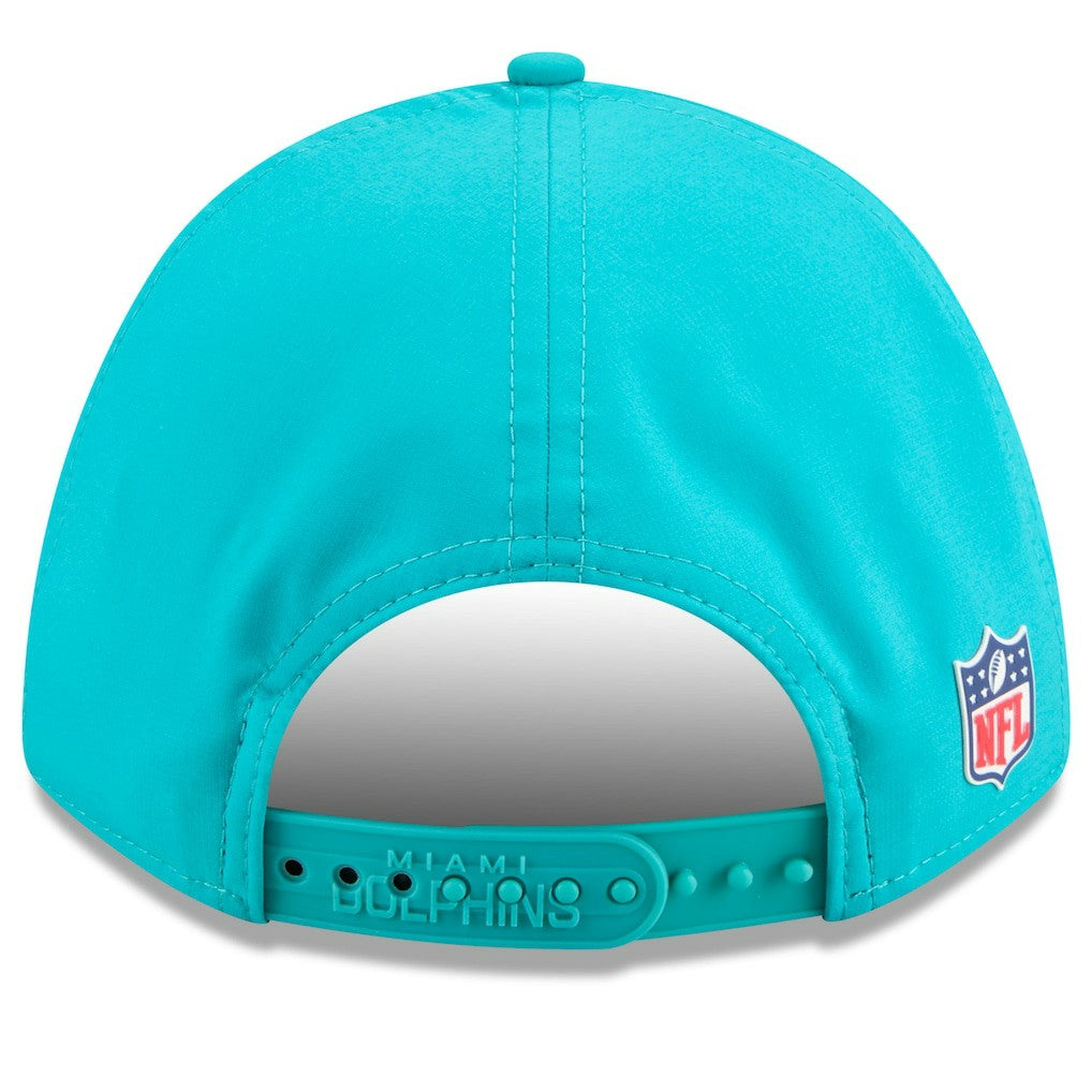 Miami Dolphins New Era Youth 2025 Sideline 9FORTY Adjustable Hat - Aqua - NFL