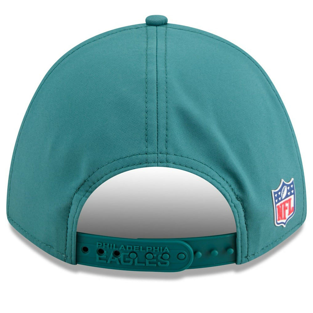 Philadelphia Eagles New Era Youth 2025 Sideline M-Crown 9FORTY Adjustable Hat - Midnight Green - NFL