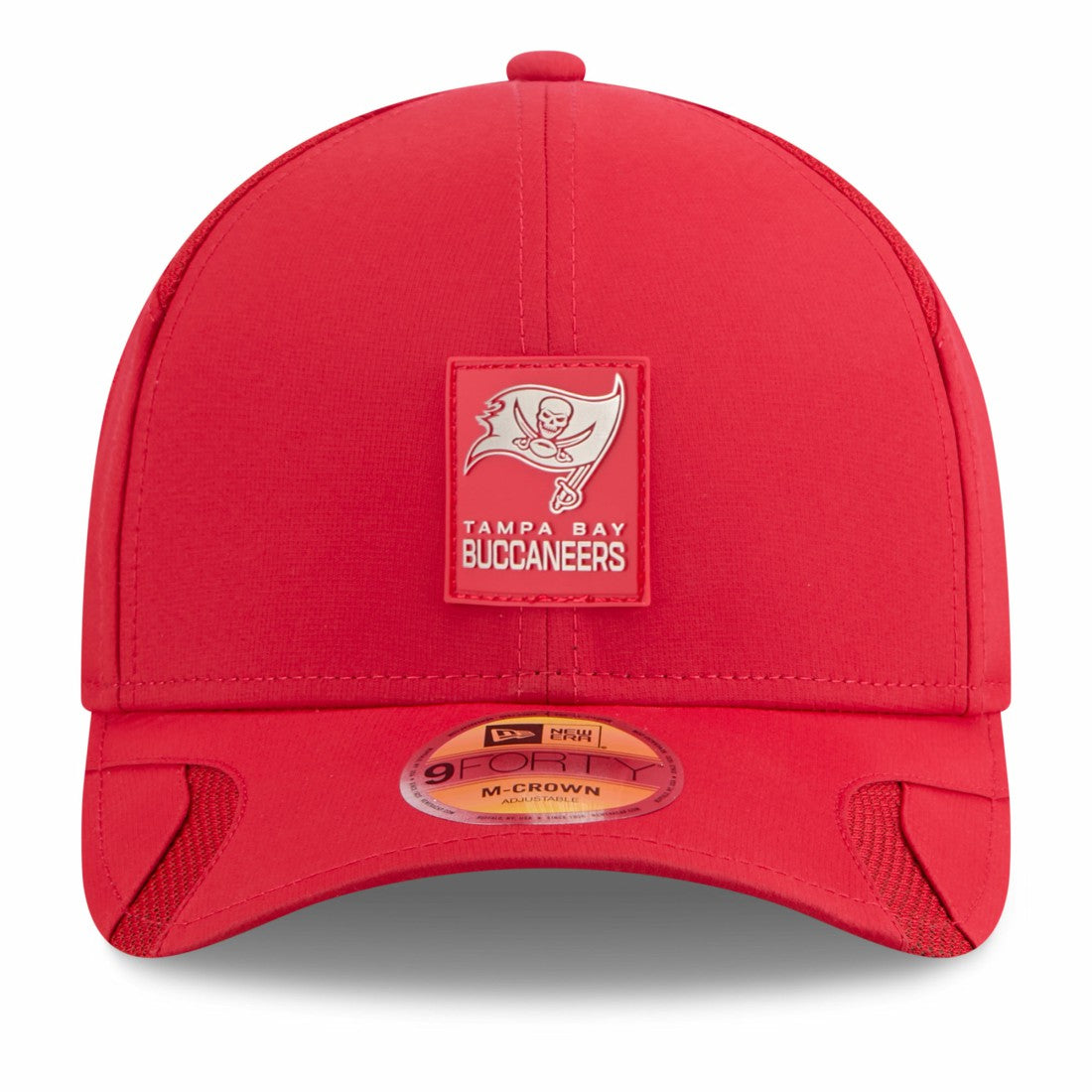 Tampa Bay Buccaneers New Era Youth 2025 Sideline M-Crown 9FORTY Adjustable Hat - Red - NFL
