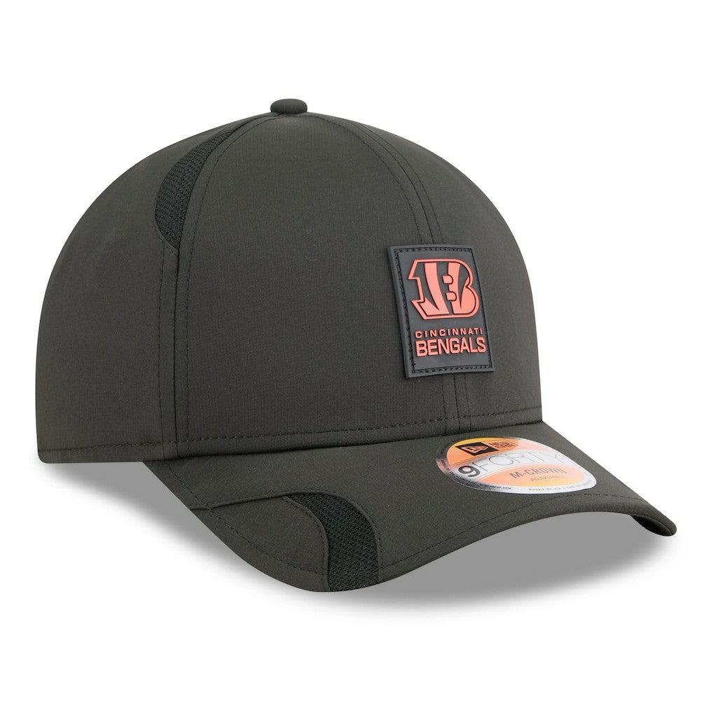 Cincinnati Bengals New Era Youth 2025 Sideline 9FORTY Adjustable Hat - Black - NFL