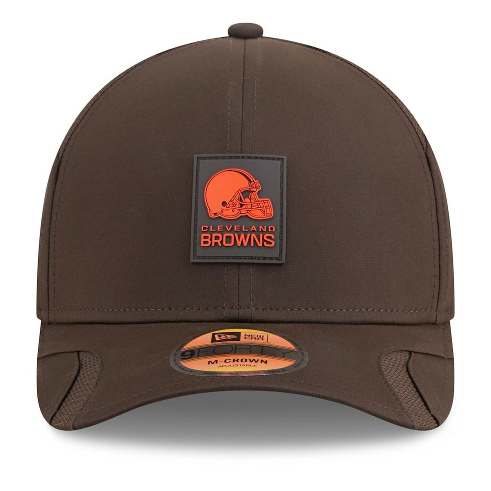 Cleveland Browns New Era Youth 2025 Sideline 9FORTY Adjustable Hat - Brown - NFL