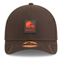 Cleveland Browns New Era Youth 2025 Sideline 9FORTY Adjustable Hat - Brown - NFL