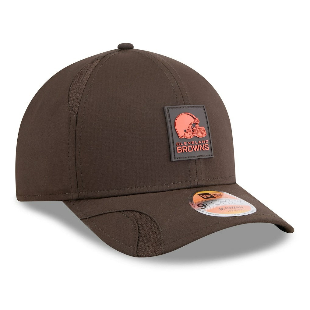 Cleveland Browns New Era Youth 2025 Sideline 9FORTY Adjustable Hat - Brown - NFL