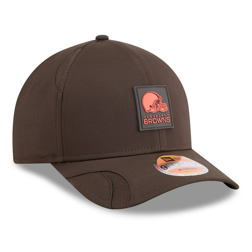 Cleveland Browns New Era Youth 2025 Sideline 9FORTY Adjustable Hat - Brown - NFL