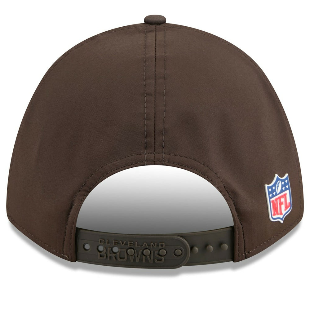 Cleveland Browns New Era Youth 2025 Sideline 9FORTY Adjustable Hat - Brown - NFL