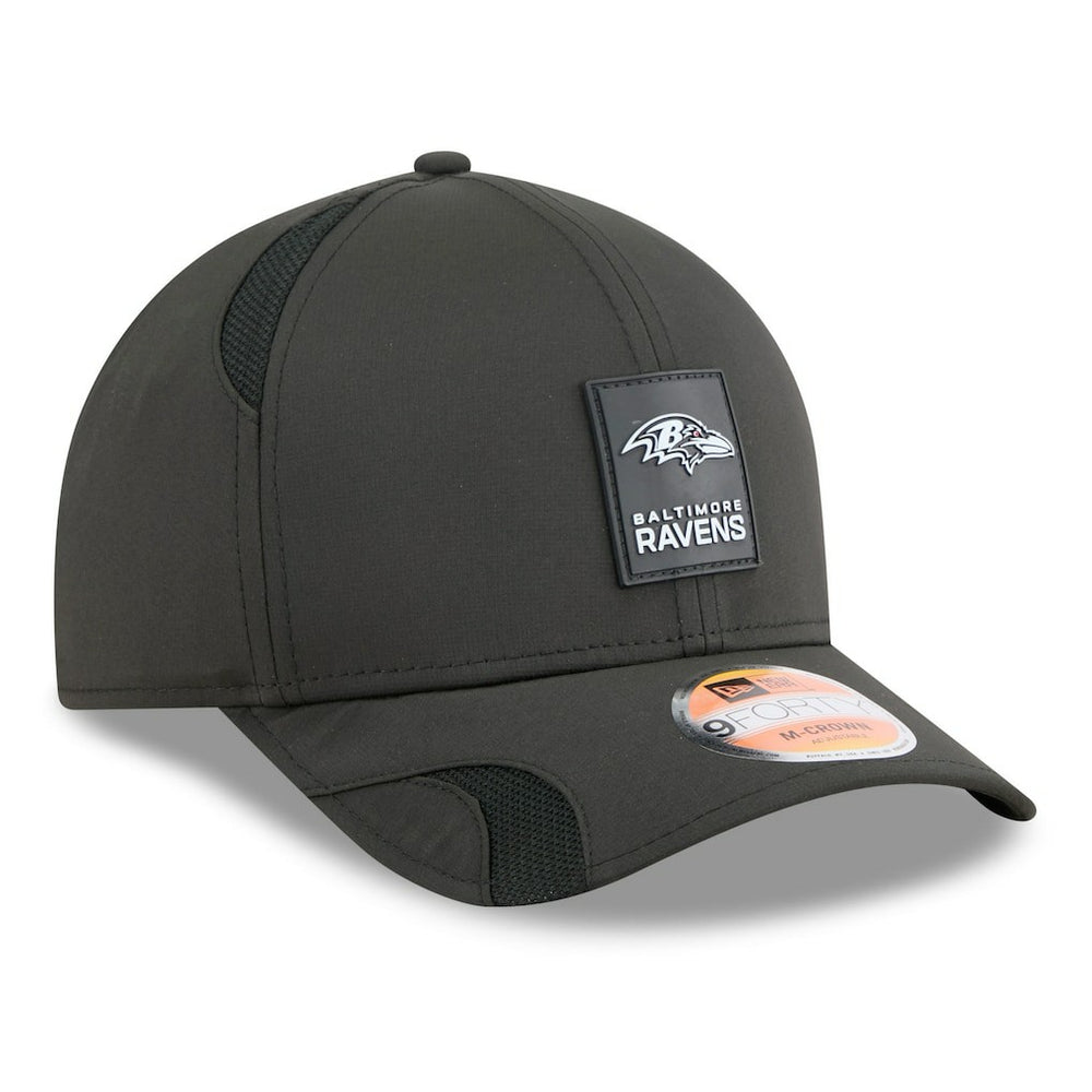 Baltimore Ravens New Era Youth 2025 Sideline 9FORTY Adjustable Hat - Black - NFL