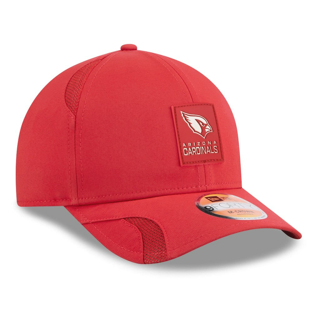 Arizona Cardinals New Era Youth 2025 Sideline 9FORTY Adjustable Hat - Cardinal - NFL