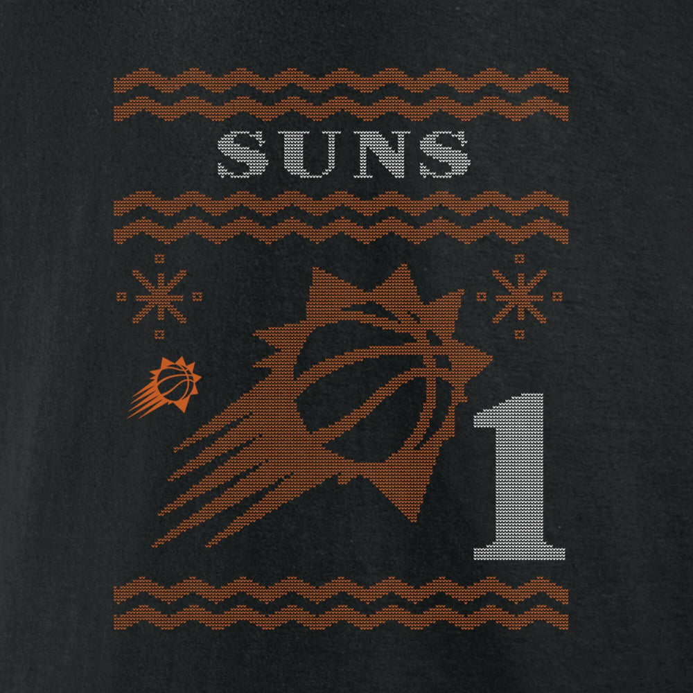 Devin Booker Phoenix Suns Ugly Sweater Name & Number T-Shirt Black