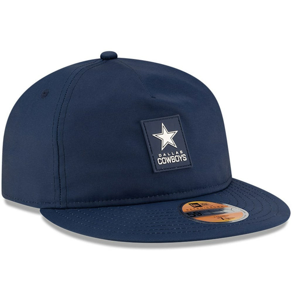 Dallas Cowboys New Era 2025 Sideline Retro Crown 59FIFTY Fitted Hat - Navy - NFL