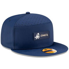 Dallas Cowboys New Era 2025 Sideline Throwback Split Panel 9FIFTY Snapback Hat - Navy - NFL