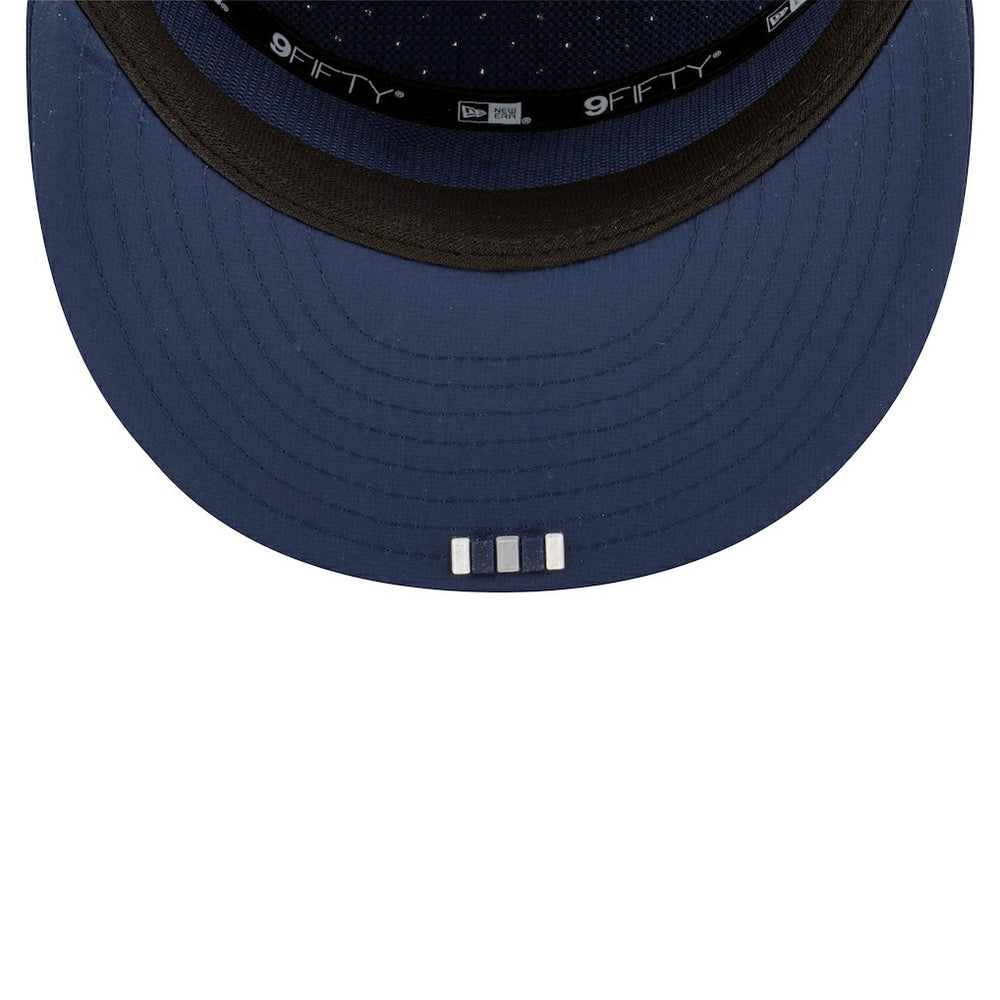 Dallas Cowboys New Era 2025 Sideline Throwback Split Panel 9FIFTY Snapback Hat - Navy - NFL