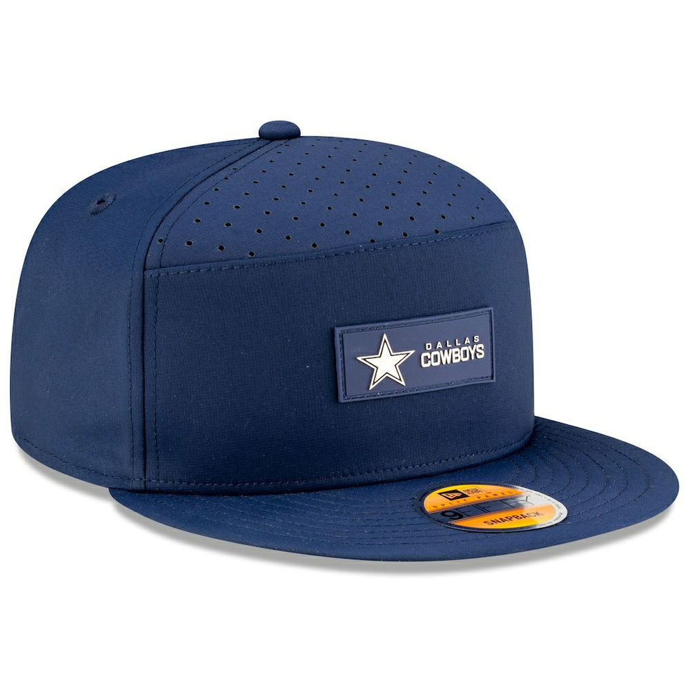 Dallas Cowboys New Era 2025 Sideline Split Panel 9FIFTY Snapback Hat - Navy - NFL