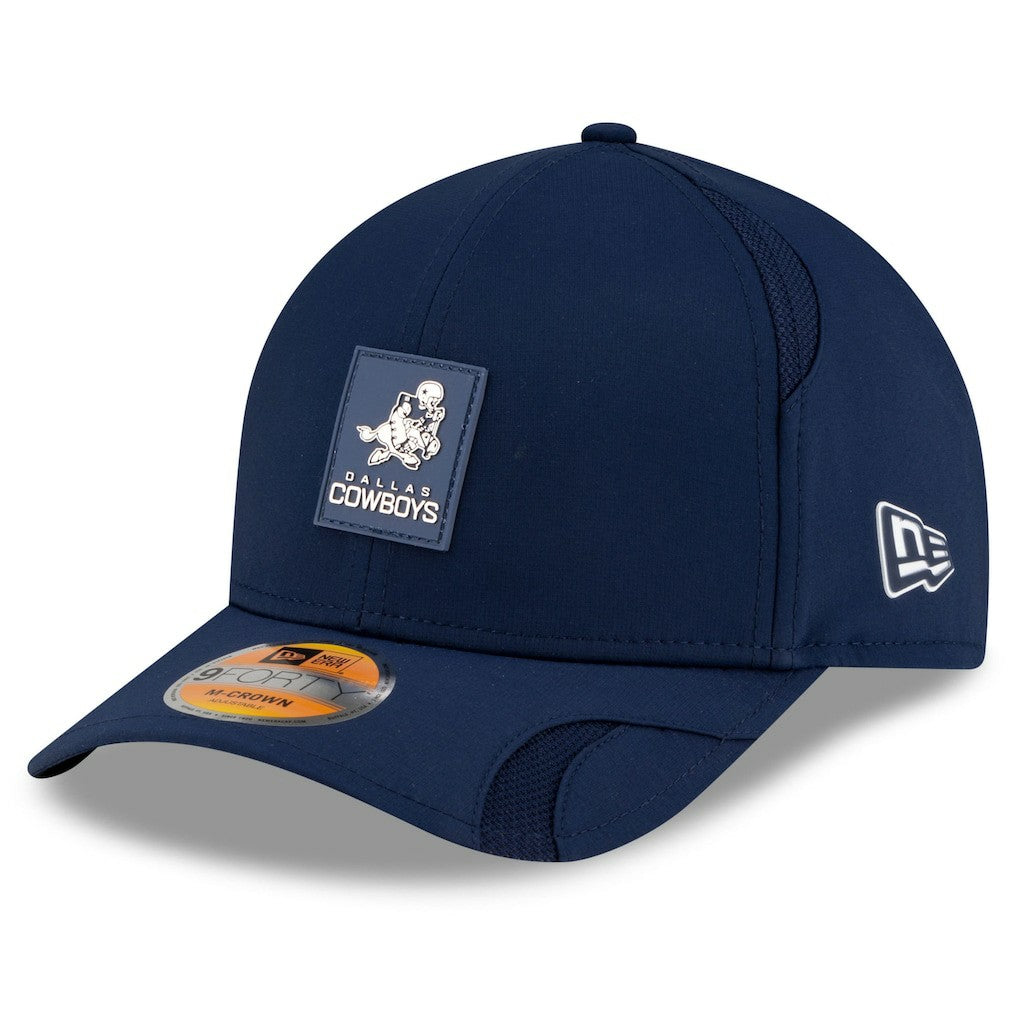 Dallas Cowboys New Era 2025 Sideline Throwback M-Crown 9FORTY Adjustable Hat - Navy - NFL
