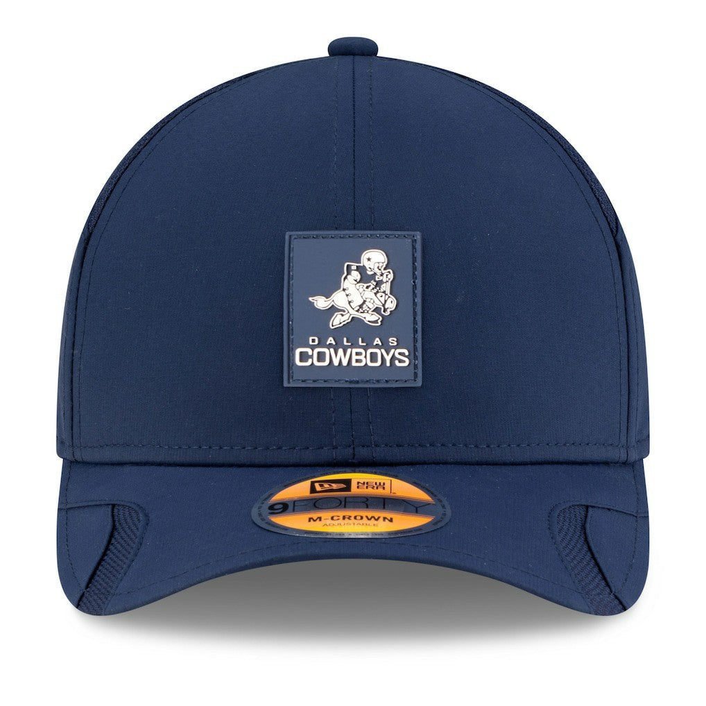 Dallas Cowboys New Era 2025 Sideline Throwback M-Crown 9FORTY Adjustable Hat - Navy - NFL