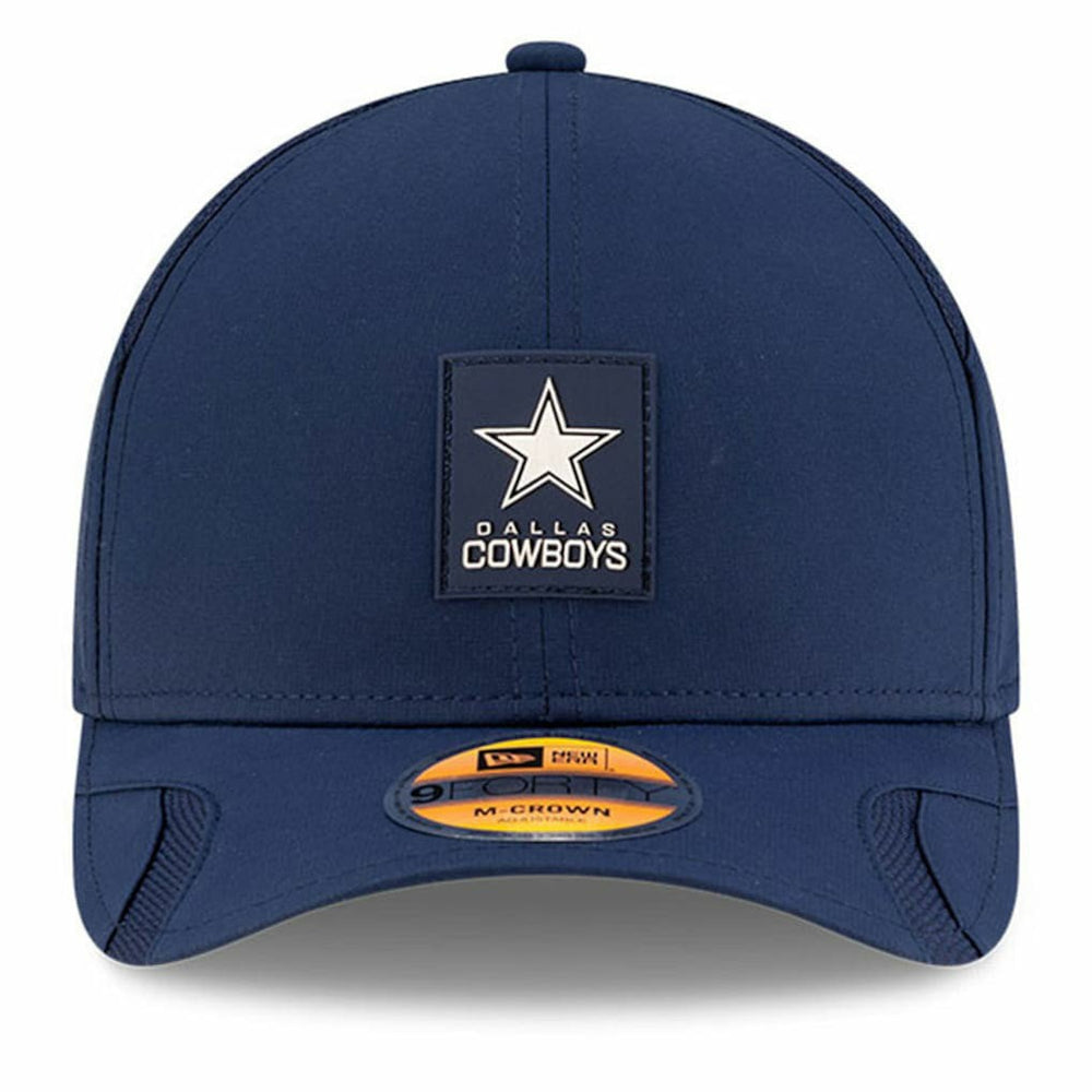 Dallas Cowboys New Era 2025 Sideline M-Crown 9FORTY Adjustable Hat - Navy - NFL