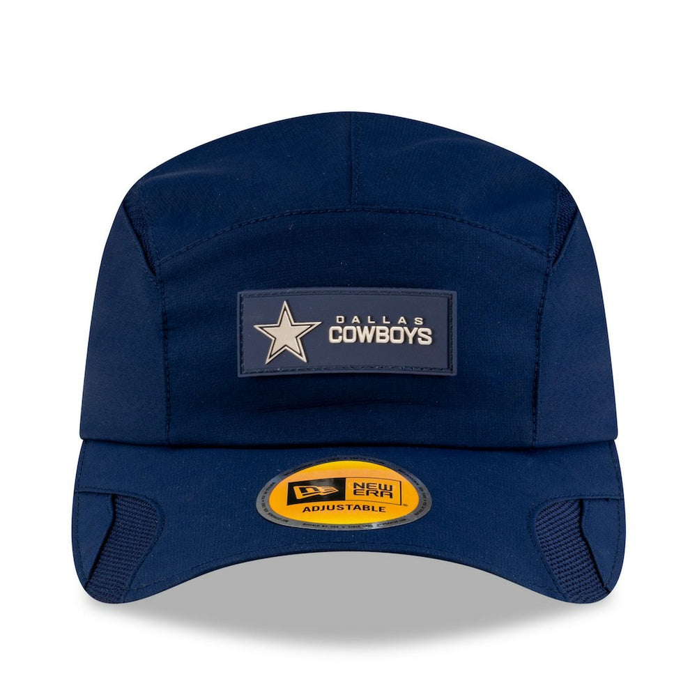 Dallas Cowboys New Era 2025 Sideline Runner Adjustable Hat - Navy - NFL