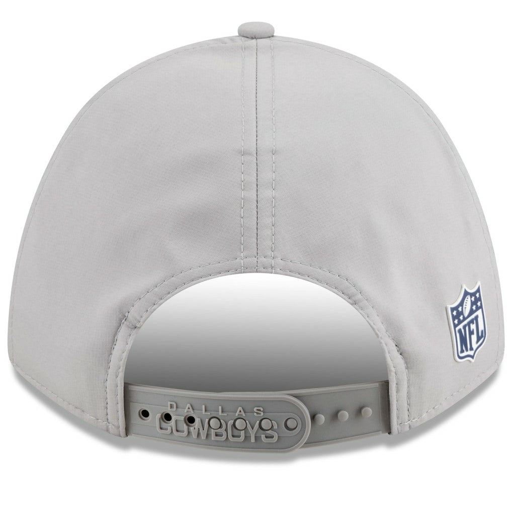 Dallas Cowboys New Era 2025 Sideline M-Crown 9FORTY Adjustable Hat - Gray - NFL