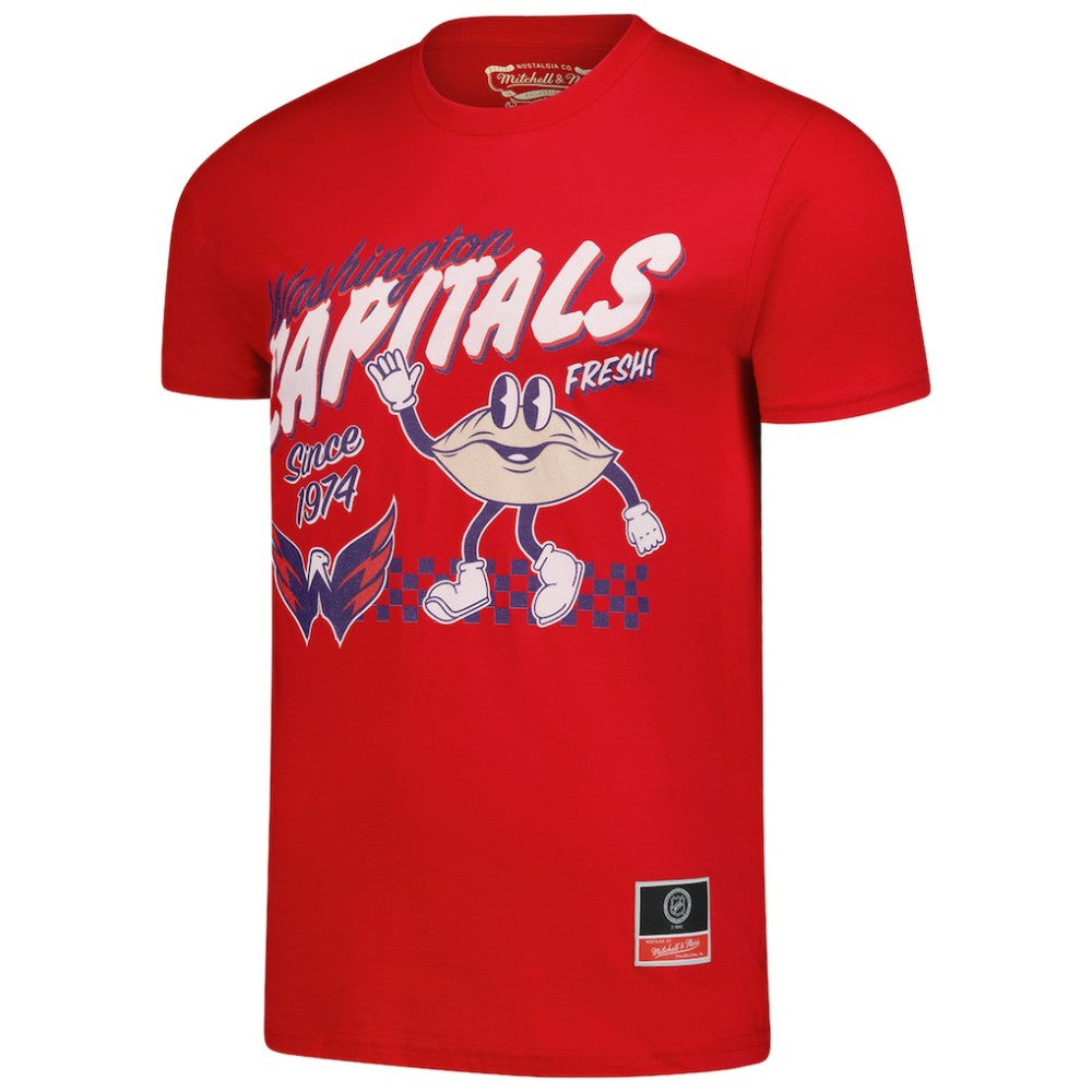 Washington Capitals Mitchell & Ness Local Food T-Shirt - Red | NHL sale