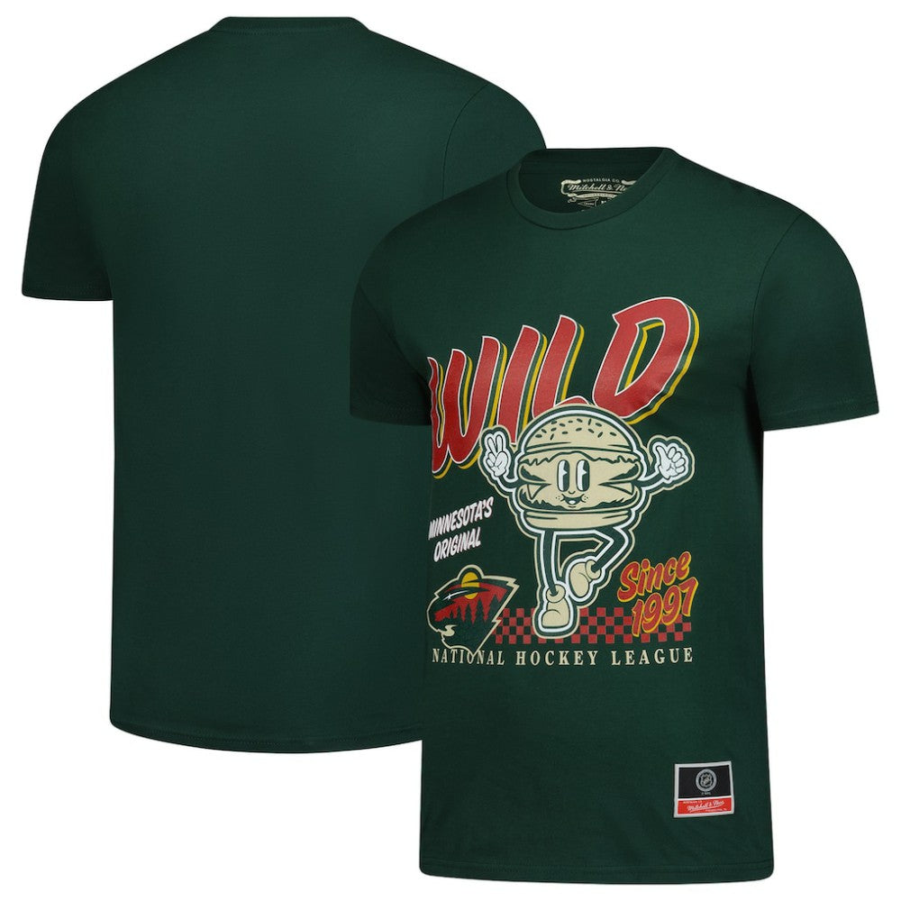 Minnesota Wild Mitchell & Ness Local Food T-Shirt - Green | NHL discount