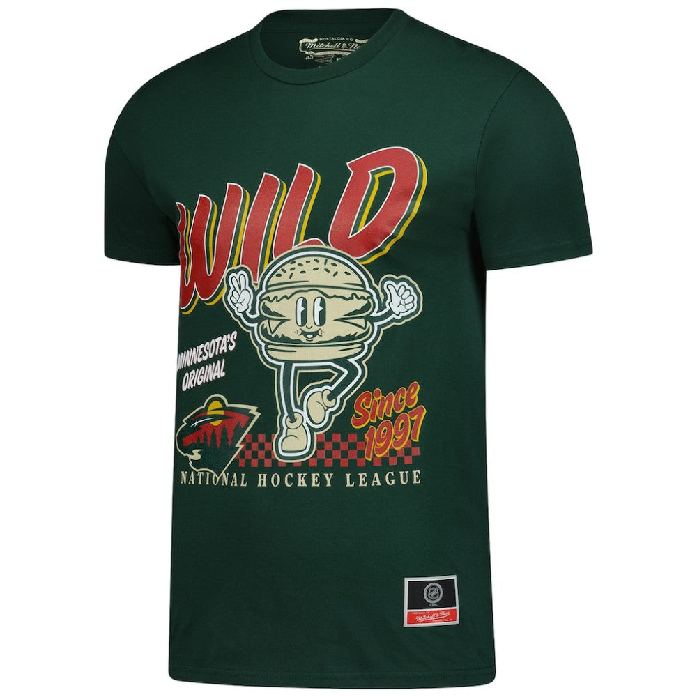 Minnesota Wild Mitchell & Ness Local Food T-Shirt - Green | NHL discount