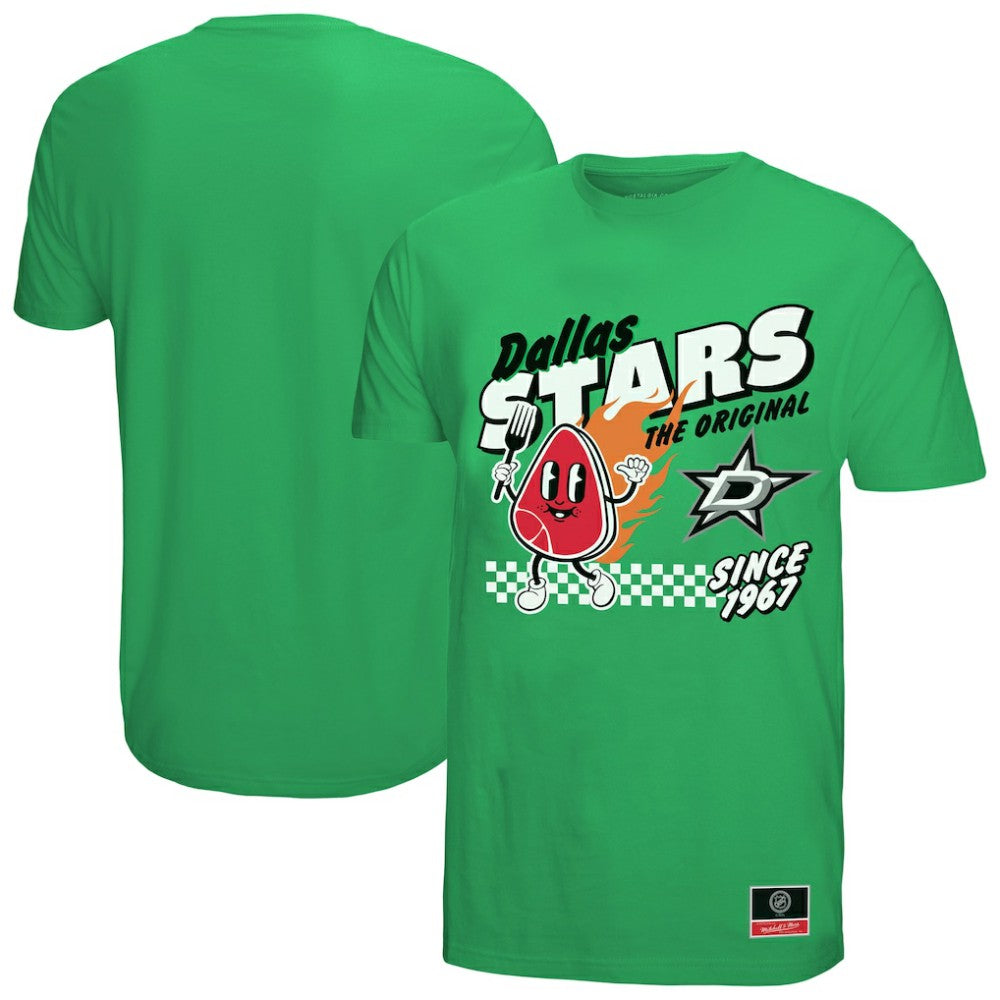 Dallas Stars Mitchell & Ness Local Food T-Shirt - Kelly Green | NHL near me