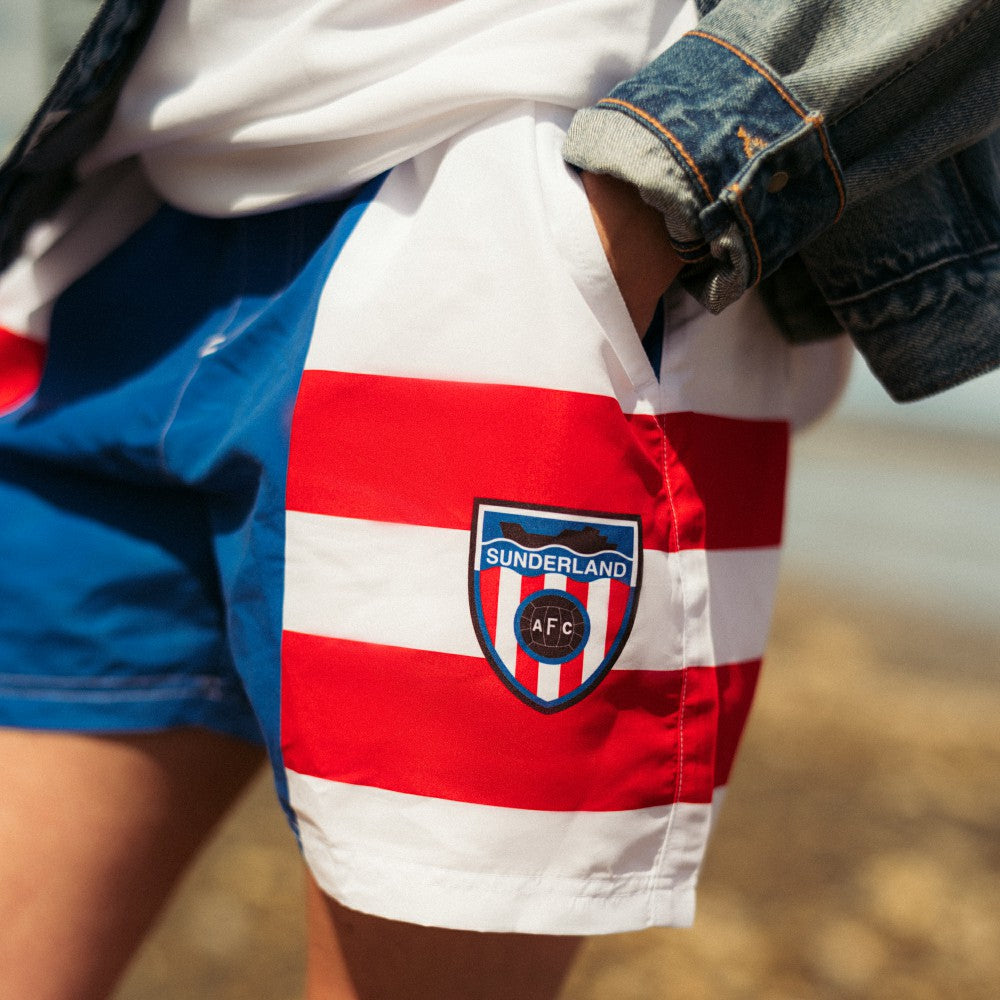 Sunderland Hummel Away Swim Shorts Blue