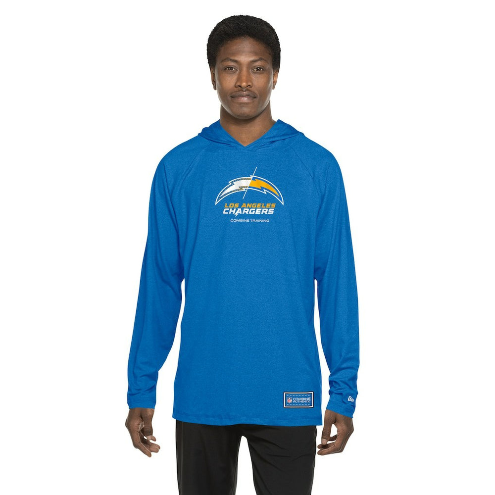 Los Angeles Chargers New Era Functional Fandom Hoodie - Blue - NFL