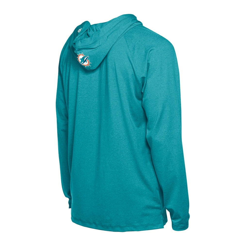 Miami Dolphins New Era Functional Fandom Hoodie - Aqua - NFL