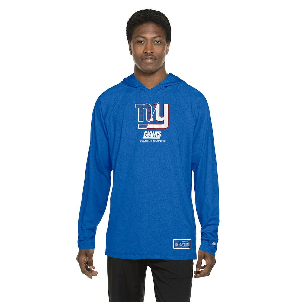 New York Giants New Era Functional Fandom Hoodie - Royal - NFL