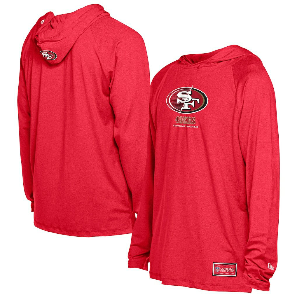 San Francisco 49ers New Era Functional Fandom Hoodie - Scarlet - NFL