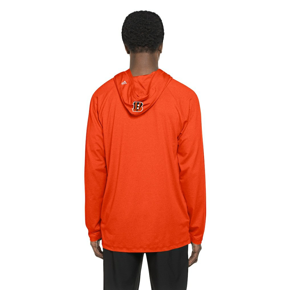 Cincinnati Bengals New Era Functional Fandom Hoodie - Orange - NFL