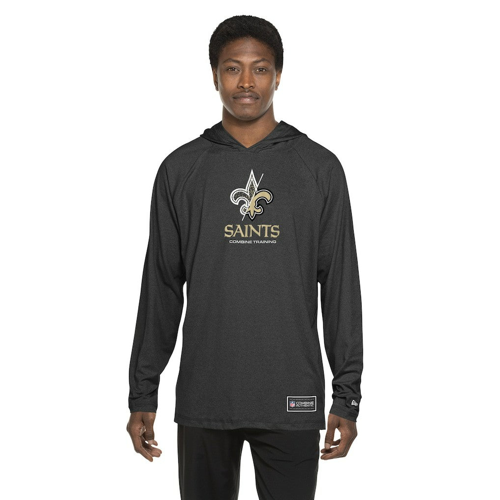 New Orleans Saints New Era Functional Fandom Hoodie - Black - NFL
