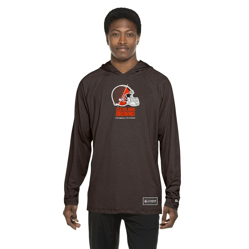 Cleveland Browns New Era Functional Fandom Hoodie - Brown - NFL
