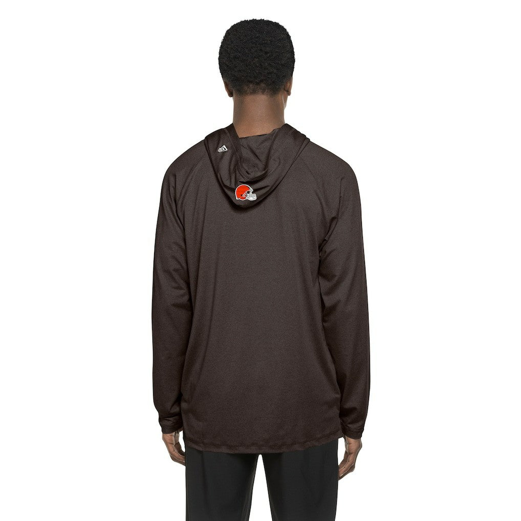 Cleveland Browns New Era Functional Fandom Hoodie - Brown - NFL