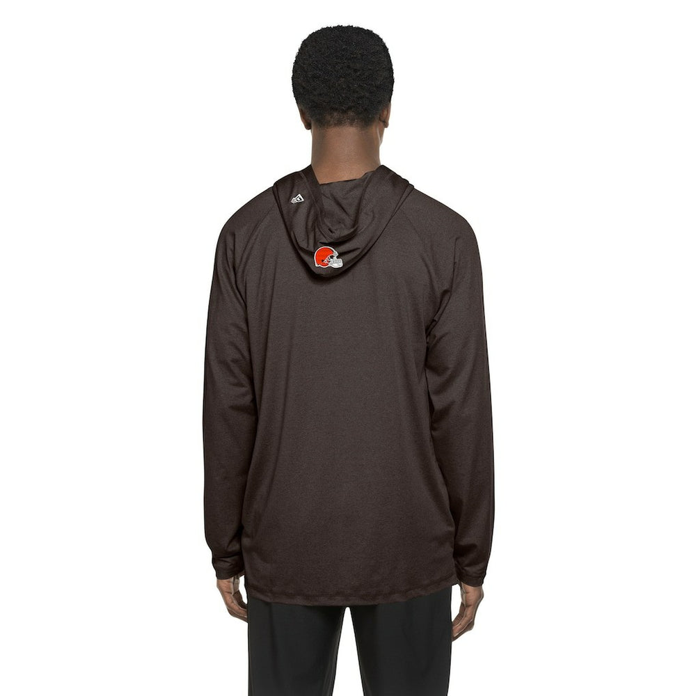 Cleveland Browns New Era Functional Fandom Hoodie - Brown - NFL