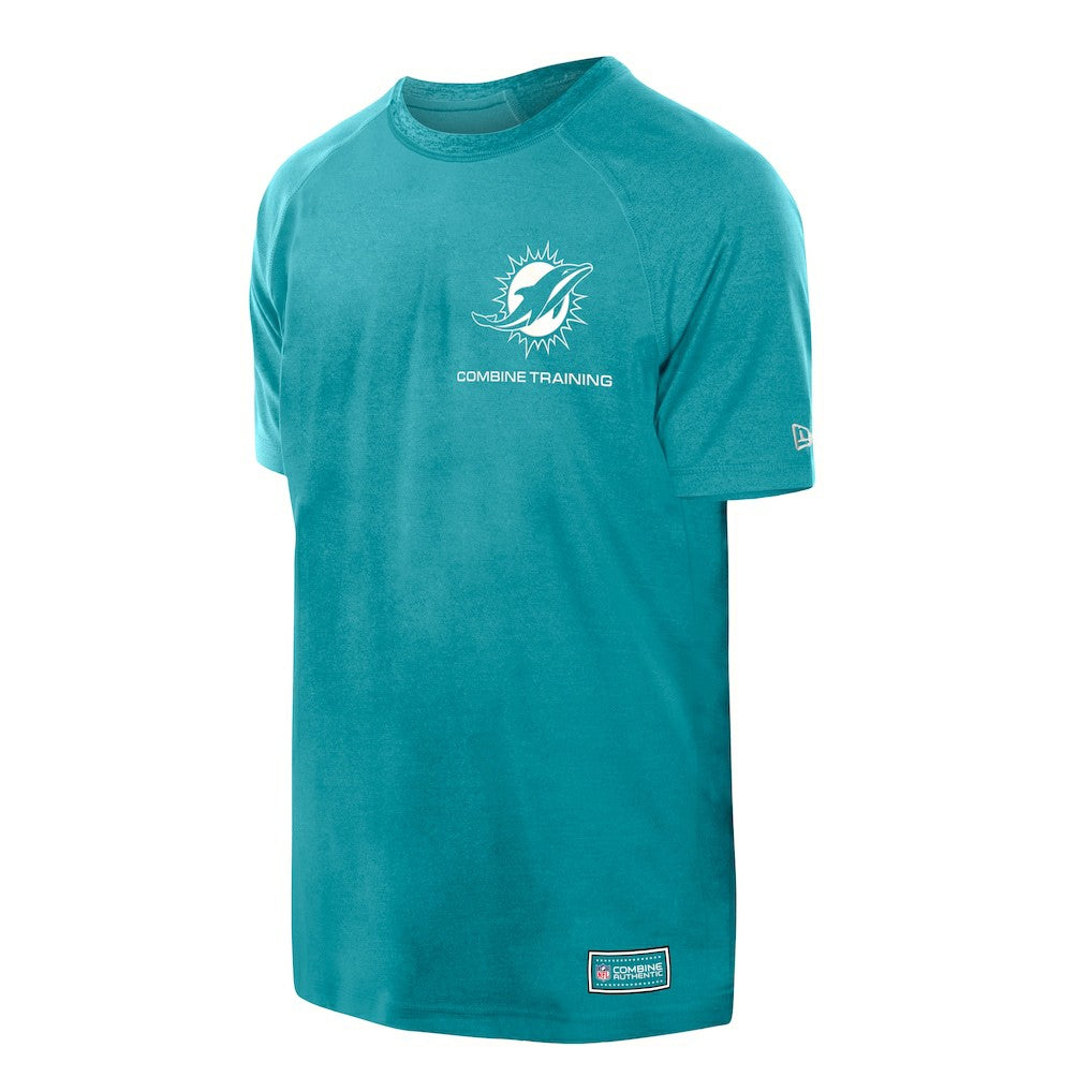 Miami Dolphins New Era Functional Fandom Reflective T-Shirt - Aqua - NFL