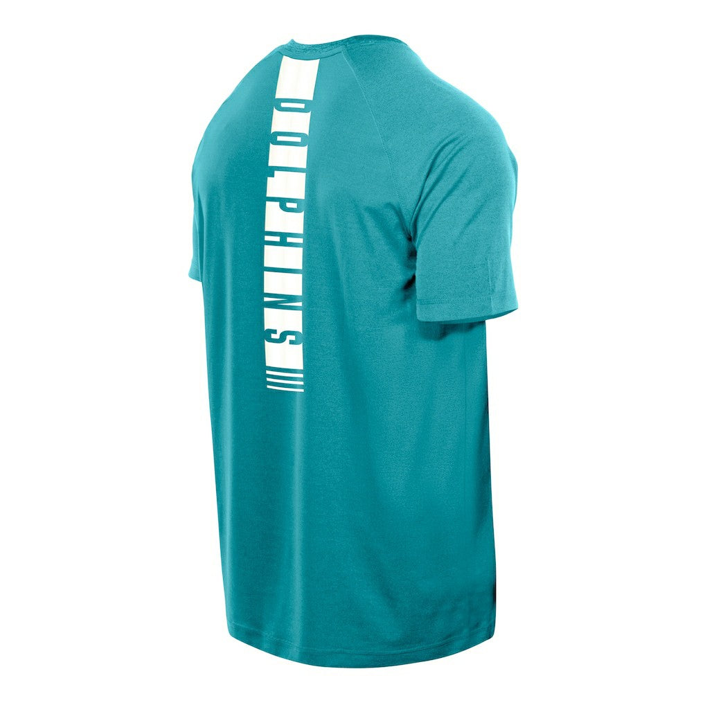 Miami Dolphins New Era Functional Fandom Reflective T-Shirt - Aqua - NFL