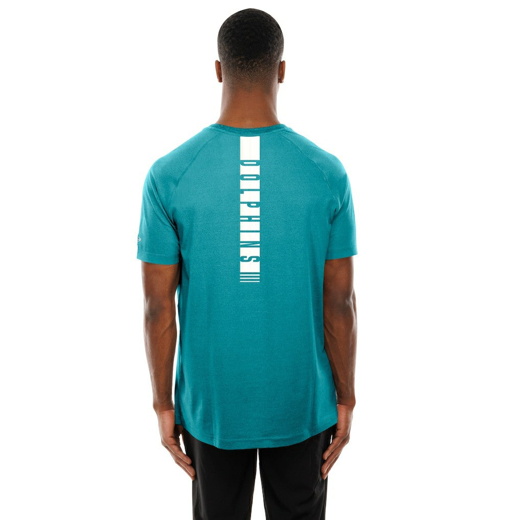 Miami Dolphins New Era Functional Fandom Reflective T-Shirt - Aqua - NFL