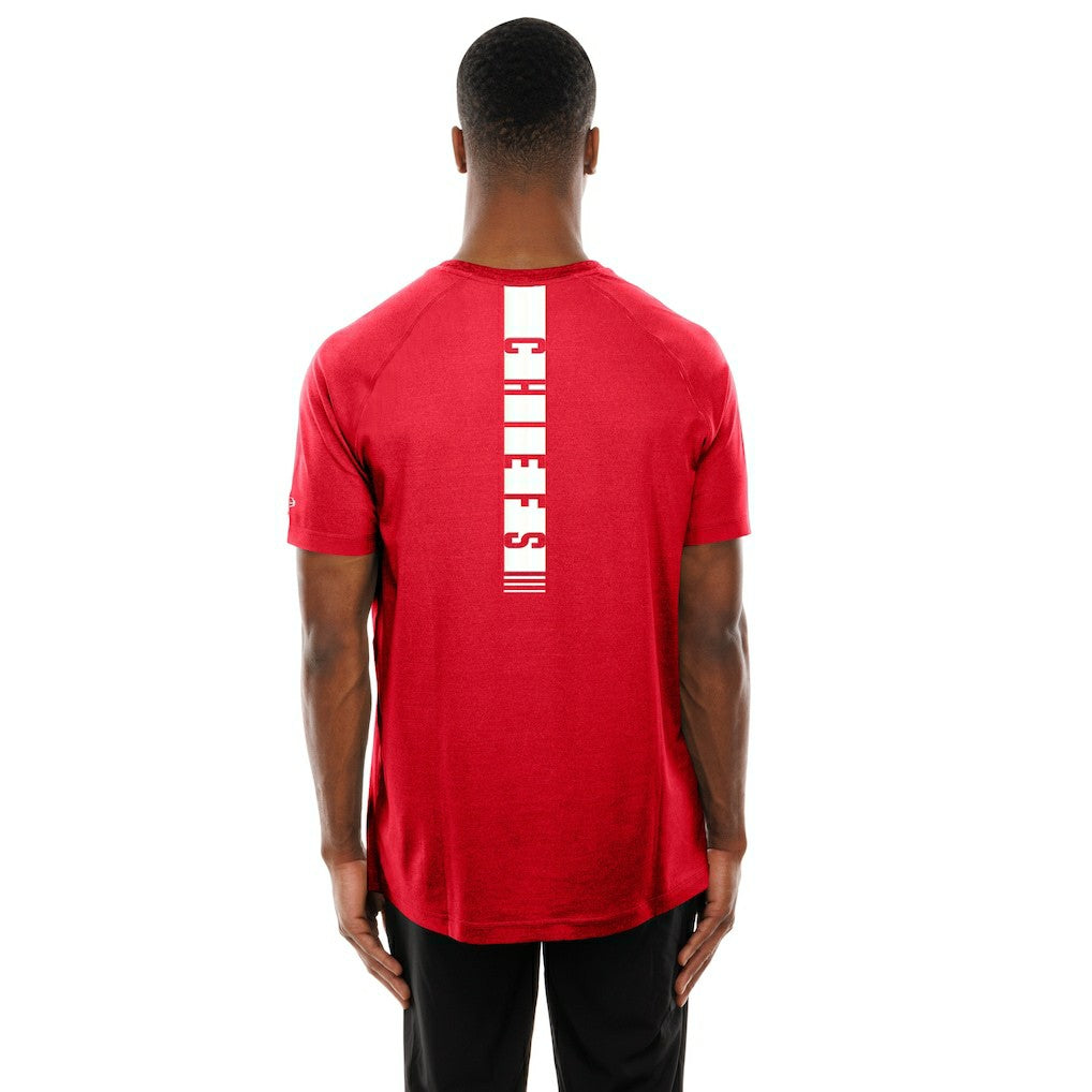 Kansas City Chiefs New Era Functional Fandom Reflective T-Shirt - Red - NFL