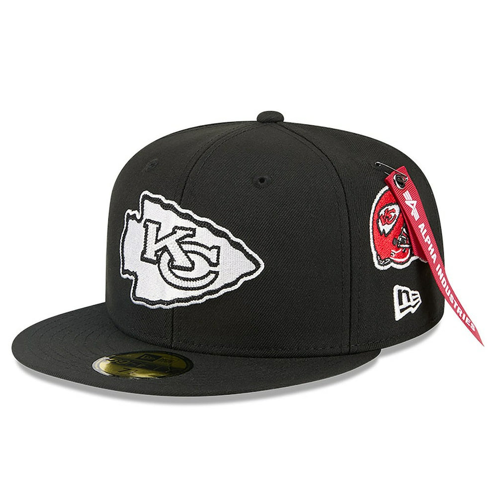 Kansas City Chiefs New Era x Alpha Industries 59FIFTY Fitted Hat - Black - NFL
