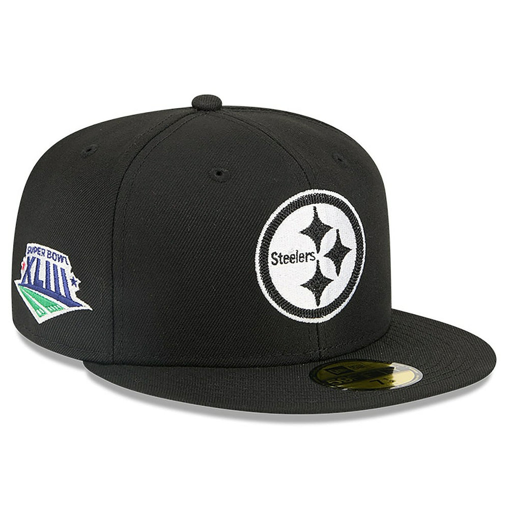 Pittsburgh Steelers New Era x Alpha Industries 59FIFTY Fitted Hat - Black - NFL