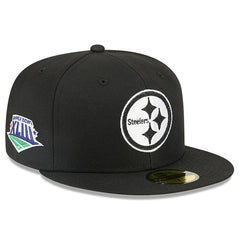 Pittsburgh Steelers New Era x Alpha Industries 59FIFTY Fitted Hat - Black - NFL