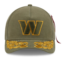 Washington Commanders New Era x Alpha Industries A-Frame 9FORTY Adjustable Hat - Olive - NFL