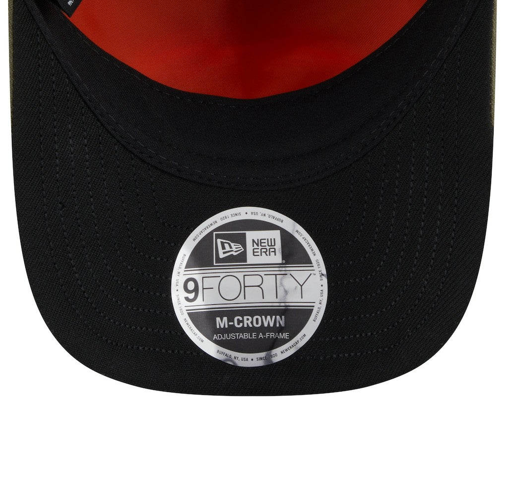 Los Angeles Chargers New Era x Alpha Industries A-Frame 9FORTY Adjustable Hat - Olive - NFL