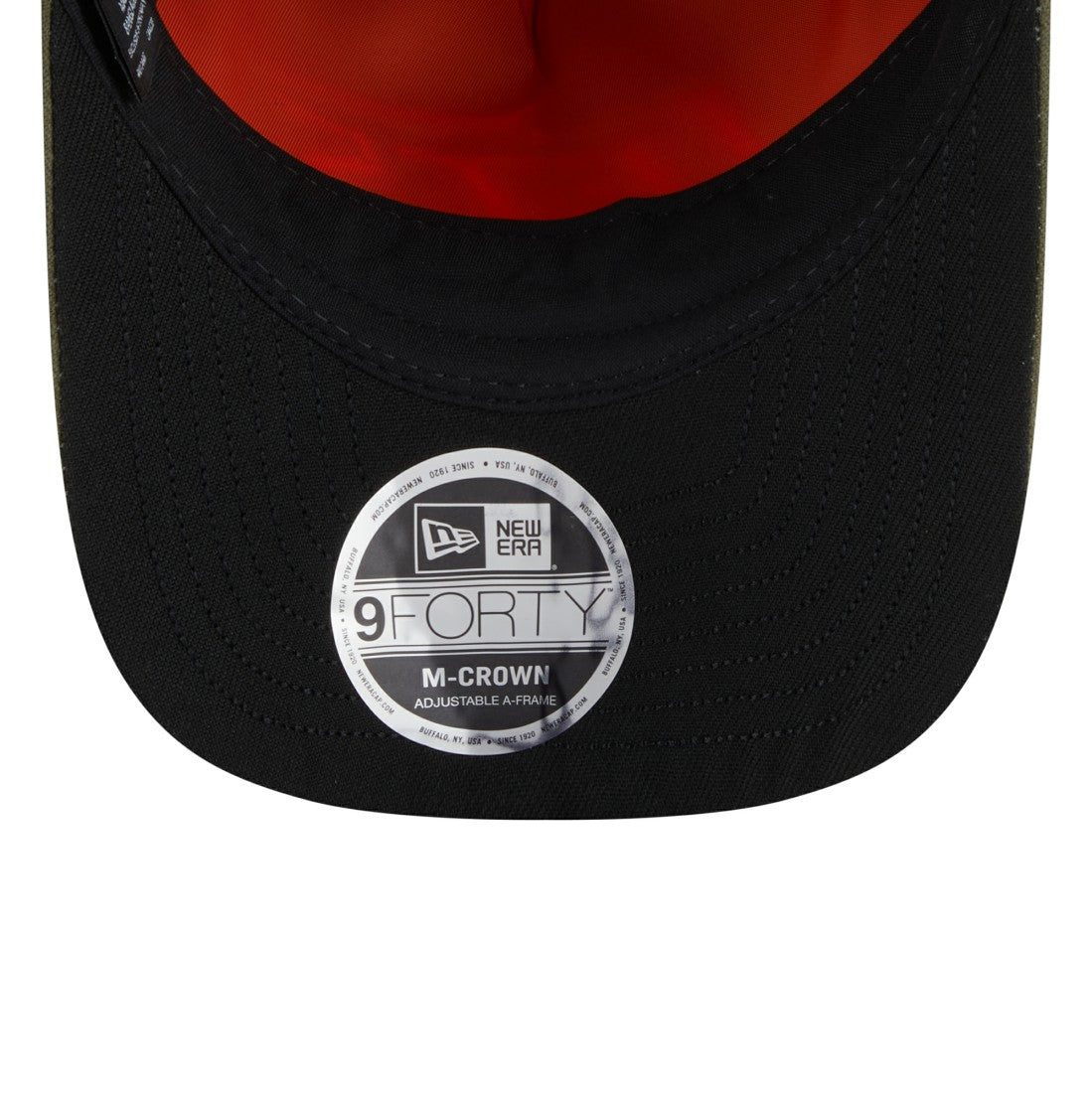 New York Jets New Era x Alpha Industries A-Frame 9FORTY Adjustable Hat - Olive - NFL