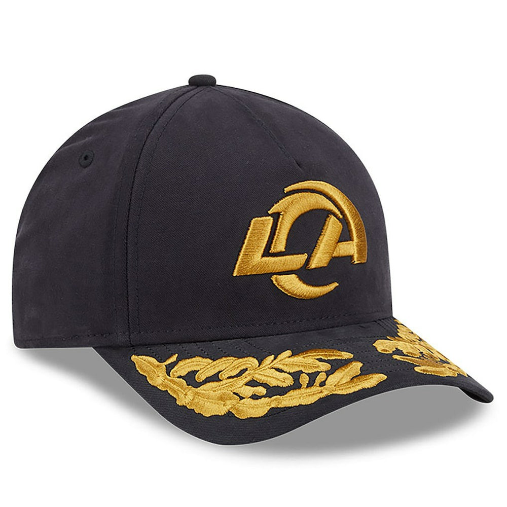 Los Angeles Rams New Era x Alpha Industries A-Frame 9FORTY Adjustable Hat - Black - NFL