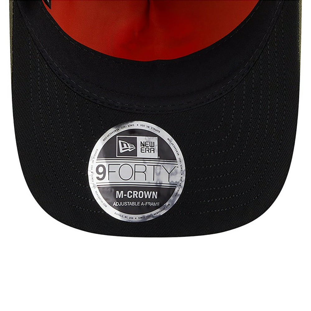 Pittsburgh Steelers New Era x Alpha Industries A-Frame 9FORTY Adjustable Hat - Olive - NFL