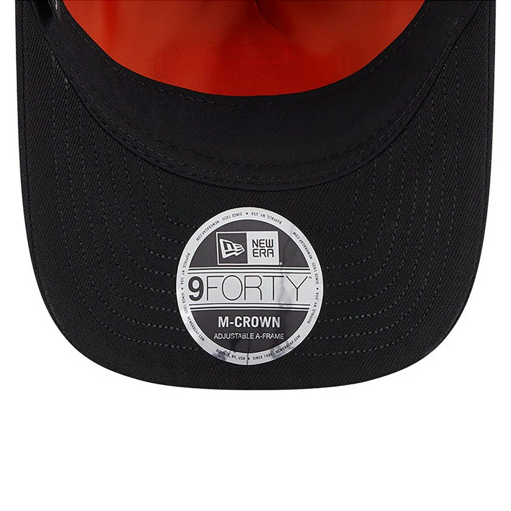 San Francisco 49ers New Era x Alpha Industries A-Frame 9FORTY Adjustable Hat - Black - NFL