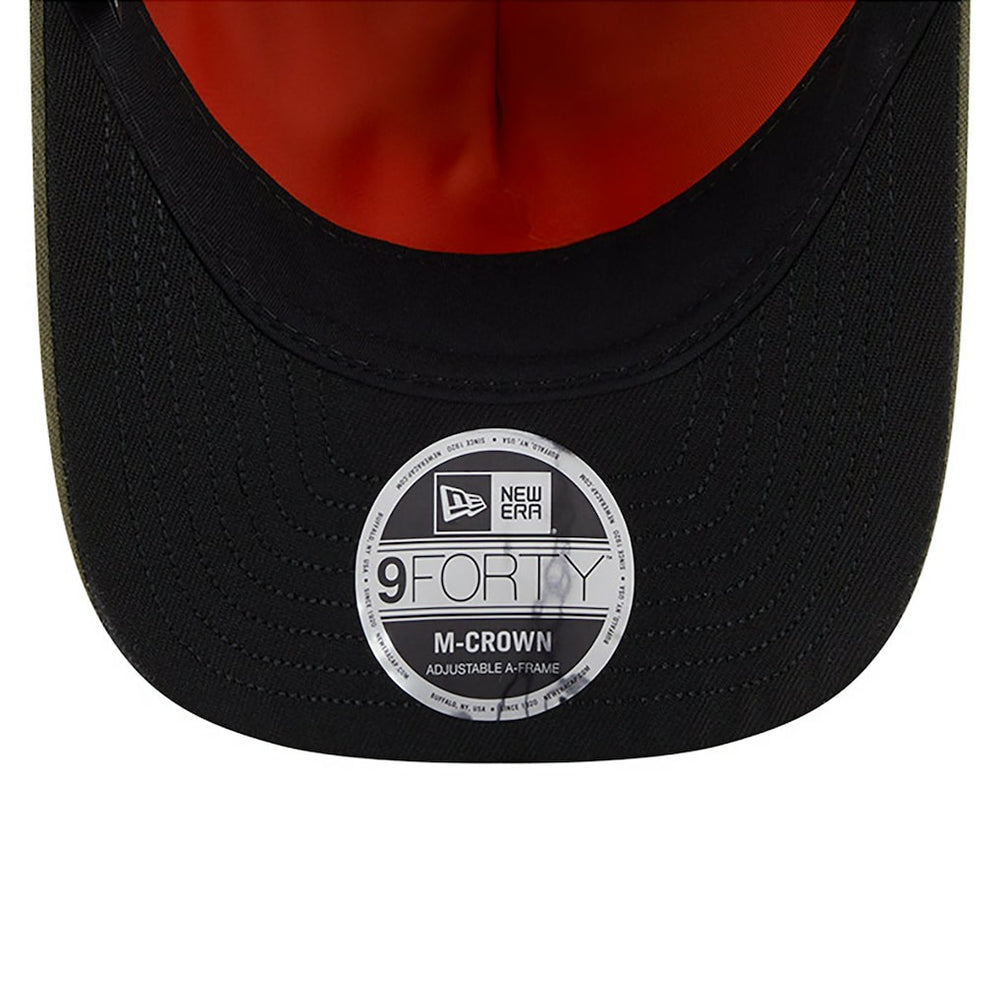 San Francisco 49ers New Era x Alpha Industries A-Frame 9FORTY Adjustable Hat - Olive - NFL